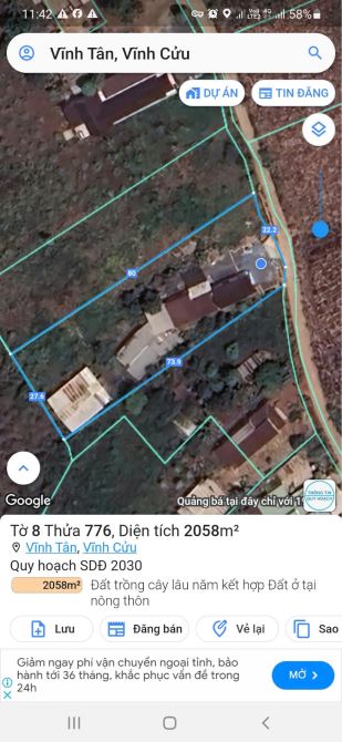 Chính chủ  gởi bán  căn  nhà cấp  4 vinh tân. Vinh cữu  .đồng  nai - 1