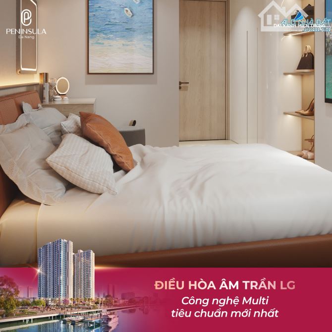 1 suất ngoại giao duy nhất 2pn tầng cao, view trực diện sông Hàn, giá tốt nên đầu tư - 7