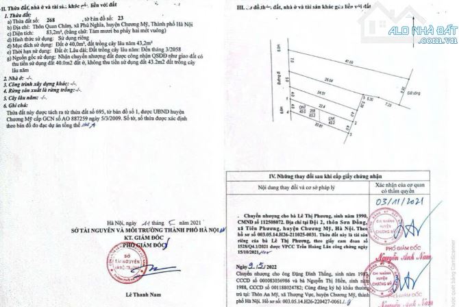 diện tích 83.2m mặt tiền 4m = Hậu đường thôn rộng 6m mặt kinh doanh tốt  xung quanh dân cư - 2