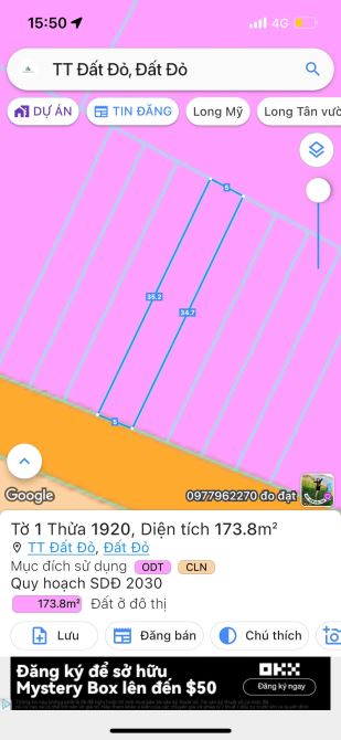 MT Đường Nguyễn Bảo Hoá- Thị trấn Đất Đỏ- BRVT 🌈DT 173.8m2 Giá 900tr - 3