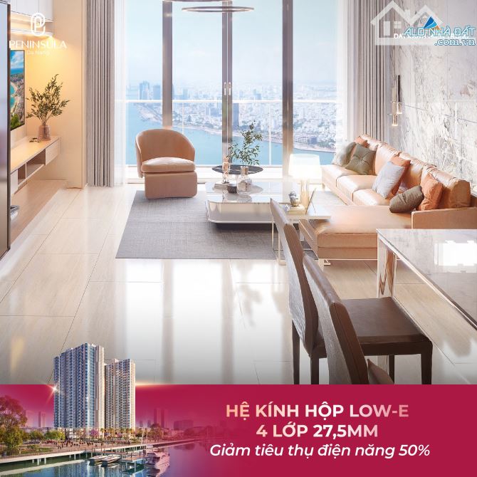 1 suất ngoại giao duy nhất 2pn tầng cao, view trực diện sông Hàn, giá tốt nên đầu tư - 9