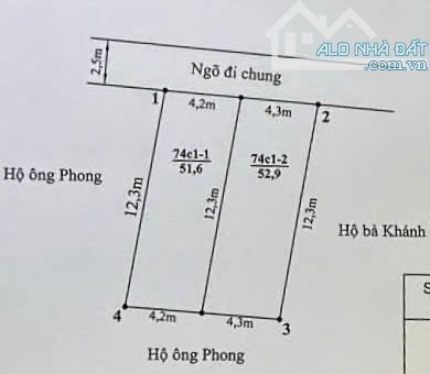 lô đất áp mạn TĐC điểm 4 - Đằng Hải - Hải An - HP 👉Diện tích : 52m²  👉🚐Đường bê tông rộ