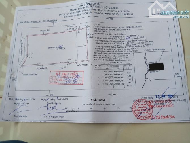 Bán 2.3 Mẫu Đất Sông Xoài Quy Hoạch Ra MT Vành Đai