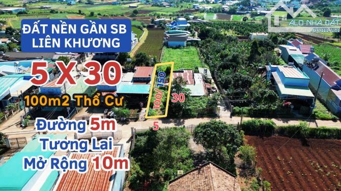 🔰🔰Đất rất gần sân bay quốc tế Liên Khương - Dt 5*30 đường 5m tương lai mở rộng 10m - 1