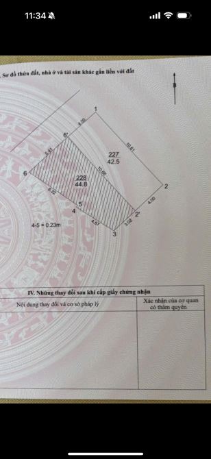 Bán đất thổ cư ngõ 8 Từ Hoa-Phường Quảng An-Tây Hồ-Hà Nội 43m2, MT4m, ôtô vào cửa, 15 tỷ - 2