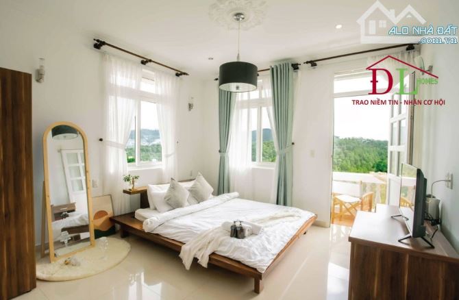 BIỆT THỰ NGHỈ DƯỠNG VIEW CỰC ĐẸP mặt tiền Hoàng Hoa Thám P10 Đà Lạt giá 50 tỷ TL - 37