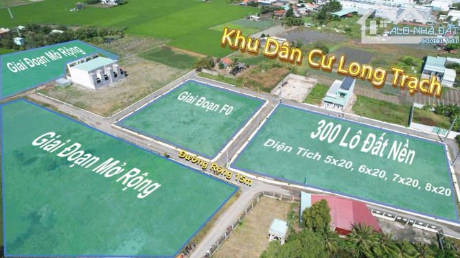 KĐT Long Trạch mở bán 300 nền cực đẹp ngay KCN Cầu Tràm, diện tích đa dạng, pháp lý chuẩn