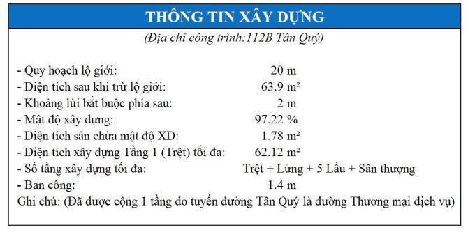 MTKD 112B Tân Quý gần ngã 4 Gò Dầu, DT 4x18m xây dựng cao tầng, có giá cực tốt - 3