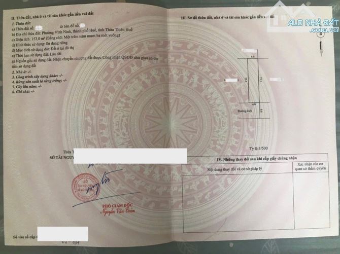 Bán đất kiệt ô tô Hai Bà Trưng Phường Vĩnh Ninh,TP Huế - 1