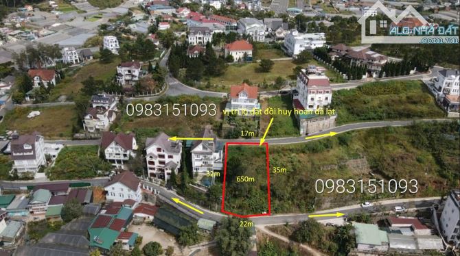 🔥650m đồi Huy Hoàng- Phường 8- Đà Lạt 🏠30 Tỷ thích hợp xây biệt thự, khách sạn.. - 1