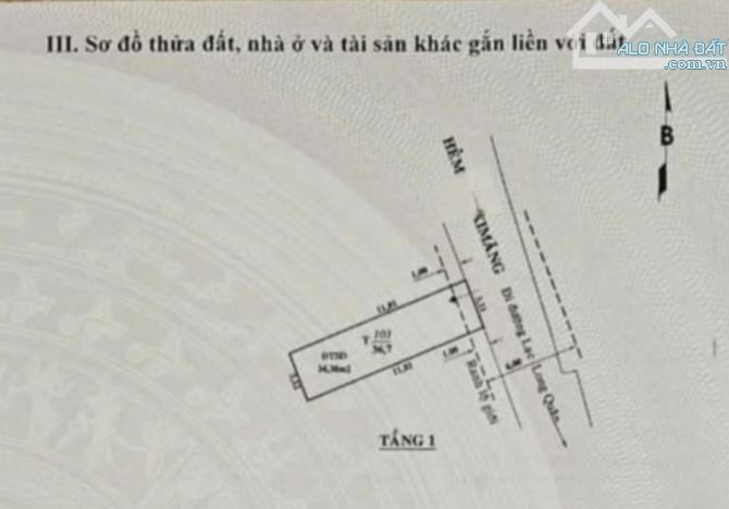 Nhà tốt giá hời Q11 Lạc Long Quân, hẻm 4.5m thông, DTSD gần 47m, sổ hồng riêng, nhỉnh 4 tỷ - 2