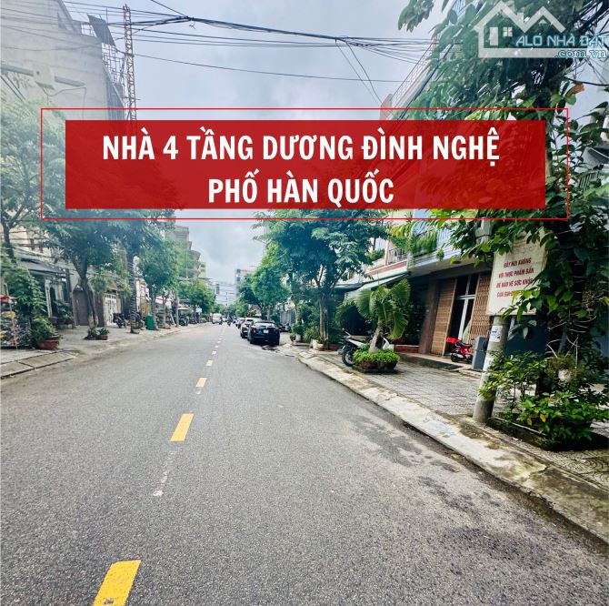 BÁN NHÀ 4 TẦNG NGAY PHỐ HÀN QUỐC DƯƠNG ĐÌNH NGHỆ, 25TR/THÁNG