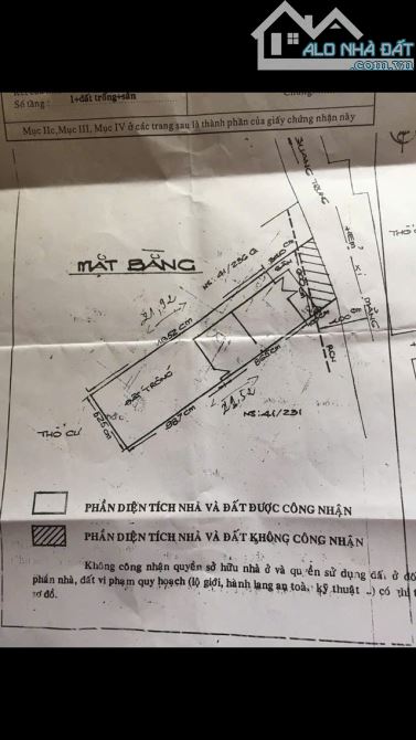 Nhà nát ngang 5,2m đất 112m2 đường 6m hẻm 1/ Quang Trung phường 10