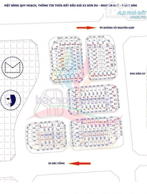 Bán 80m2 đất  đấu giá x2 Sơn Du Nguyên Khê  Giá tốt nhất: 7X tr/m2 - 1