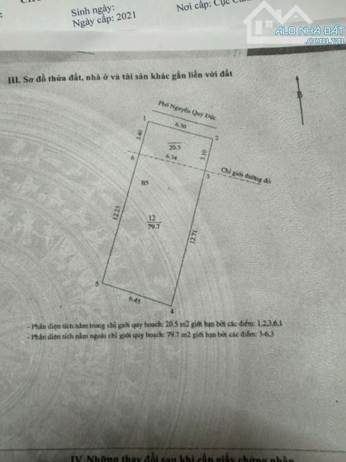 BÁN MẶT PHỐ NGUYỄN QUÝ ĐỨC – DT 80M – 5 TẦNG – GIÁ 34 TỶ - 1 MẶT PHỐ, 1 MẶT NGÕ - 1