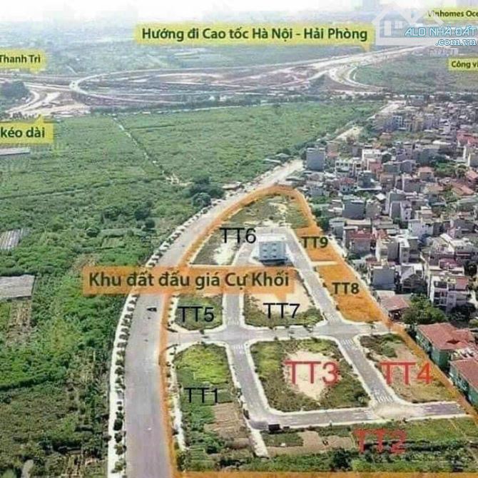 Bán đất đấu giá Cự Khối Gia Lâm vỉa hè ô tô tránh nhau kinh doanh đắc địa