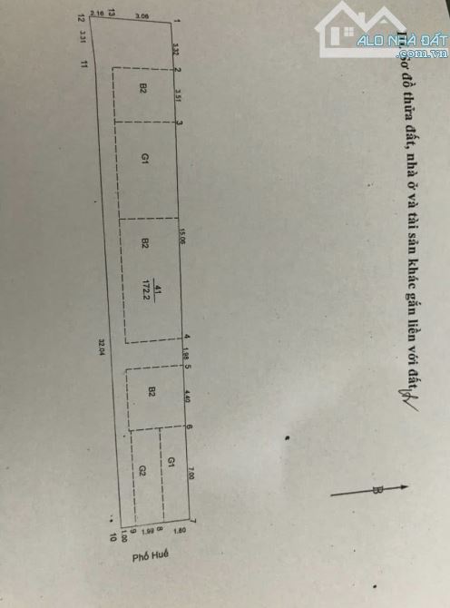 Bán Đất Xây Toà Văn Phòng Mặt Phố Huế Hai Bà Trưng DT 173M 4T Giá 105Tỷ. - 3