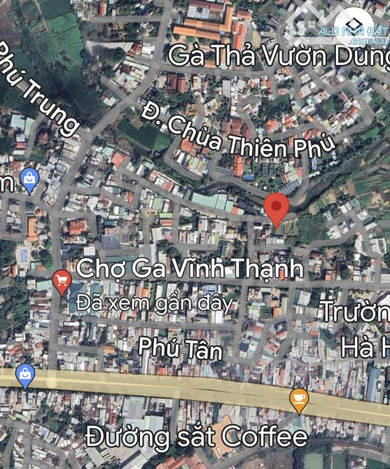 Bán lô đất hẻm ô tô, xã VĨNH THẠNH, cách chợ ga 200m, 90,7m2, ngang 5m, giá 1,6 tỷ - 3