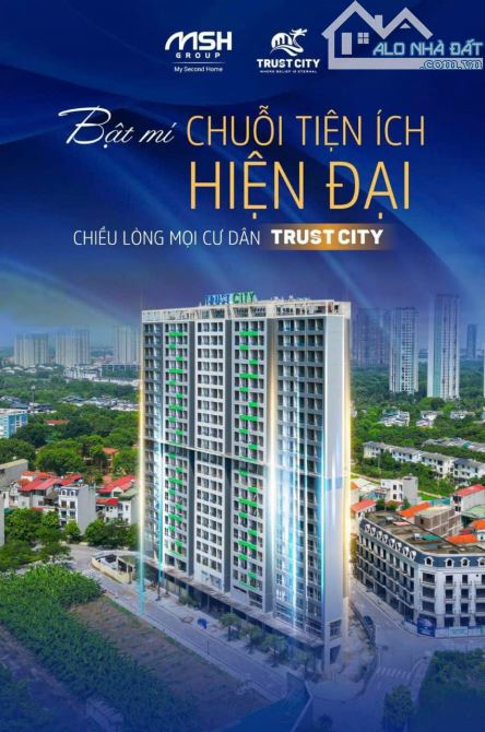 Siêu phẩm căn 2 ngủ cực đẹp, tầng cao view thoáng - 54,5m2 Trust City giá 2.35 tỷ - 5