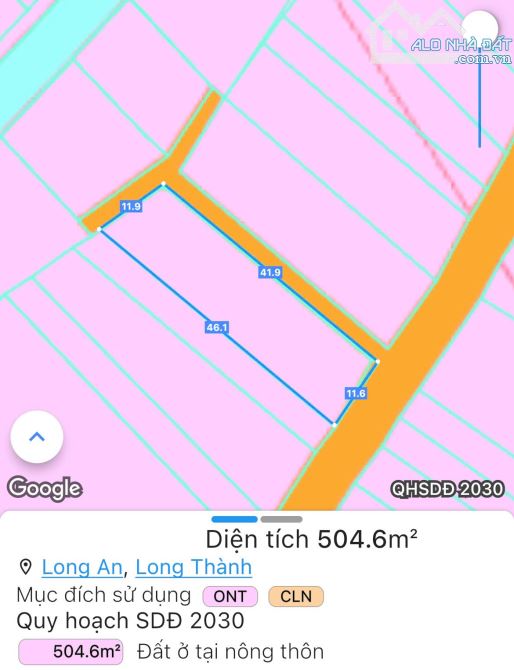 Cần bán lô đất 504m2 3 mặt tiền đường ngay cổng vào sân bay Long Thành giá ngộp - 5
