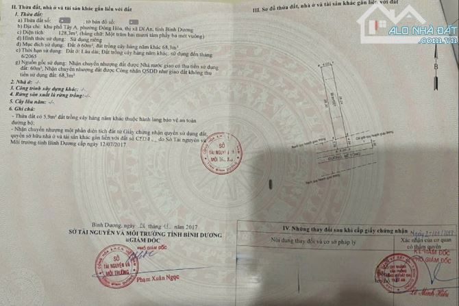 2,9Tỷ TL🔥Bán đất 128,3m2 cách đường Võ Thị Sáu 100m, p.Đông Hòa, Tp.Dĩ An - 5