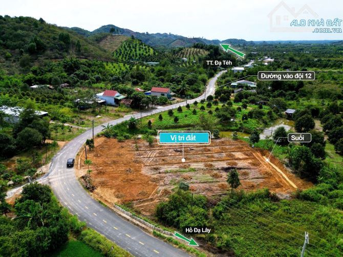 ✈️ Bán 400m2 đất thổ cư tại Đạ tẻh Lâm Đồng giá chỉ 379tr - 7