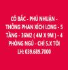 CÔ BẮC PHÚ NHUẬN, THÔNG PHAN XÍCH LONG, 5 TẦNG 36M2 (4M X 9M), 4 PHÒNG NGỦ, CHỈ 5.X TỶ