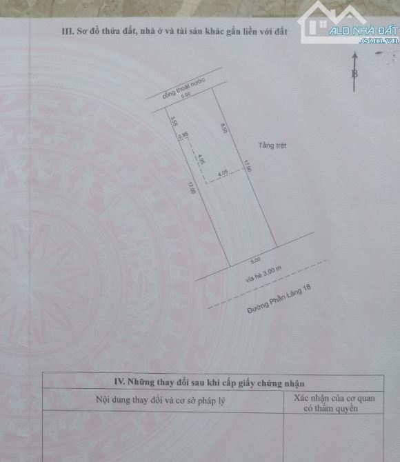 Bán đất Phần Lăng 18, phường Hòa Khê, Thanh Khê - DT: 85m2, Ngang 5m, Giá 4.35 tỷ tl - 1