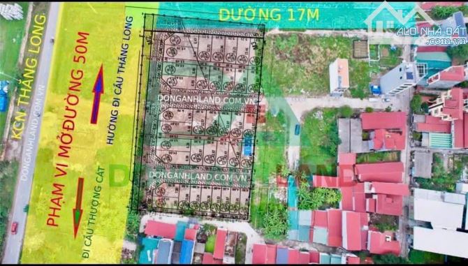 Bán đất đấu giá Sáp Mai Võng La Đông Anh 69,1m2 gần cầu Thượng Cát