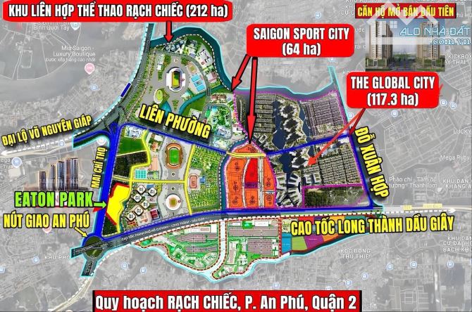 đầy đủ giỏ hàng Eaton Park quận 2 giai đoạn 1 và 2 trực tiếp CĐT - chuyển nhượng - 1