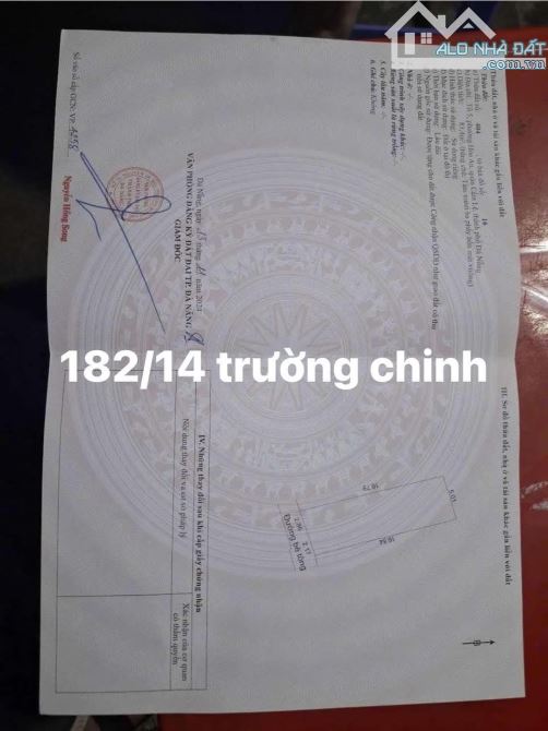 🍀 Bán lô đất kiệt xe tải nhỏ - kiệt 182 Trường Chinh (p. Hoà An ) - Diện tích : 83m 💥 - 1