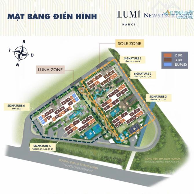 Quỹ chuyển nhượng Lumi Hà Nội Giai đoạn 1,2, 3 giá tốt nhất. Căn 1N, 2N, 3N, Duplex - 1