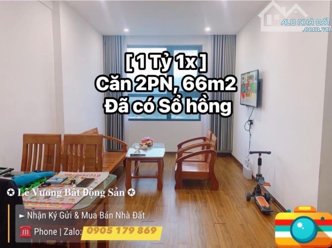 [ Ngộp Cần Bán ] Căn 2 PN 66m2 full nội thất, có sổ Chung cư An Phú Thịnh ngay Trường FPT