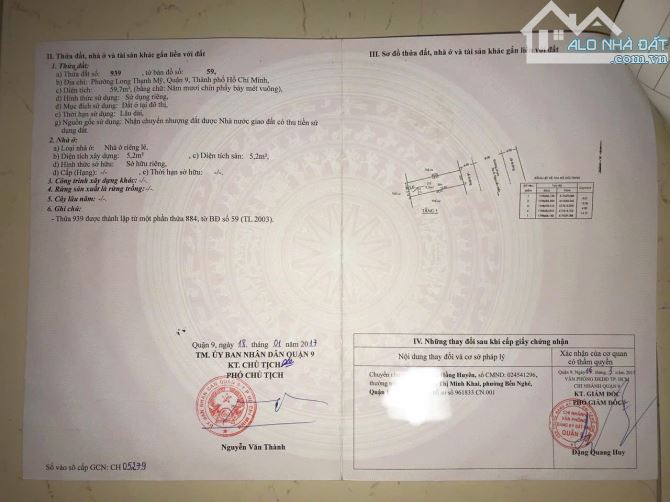 Bán nền đất 60m2, KDC Nguyễn Xiển đối diện Vinhome Grand Park, SHR. GiáThỏa thuận - 1
