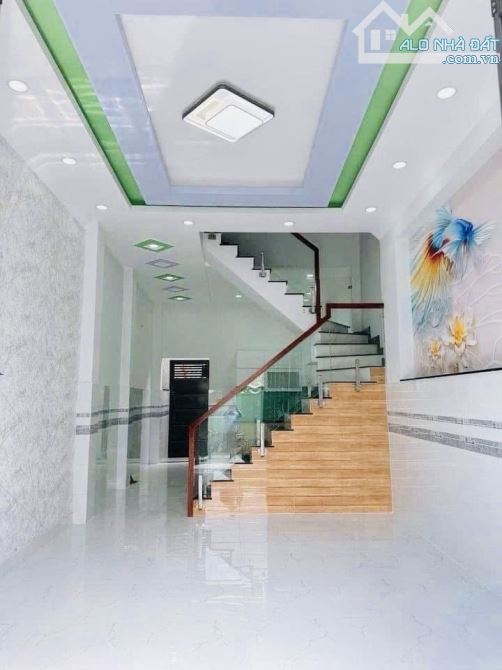 Ban nha Lê văn quới, Phường Bình trị đông A, Quận Bình Tân. Dt 48 m2 - 4 x 12 - 4 Tầng. - 1