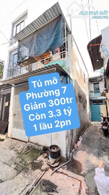 Bán gấp nhà đường Tú Mỡ, phường 7, Gò Vấp 3,3tỷ - 1