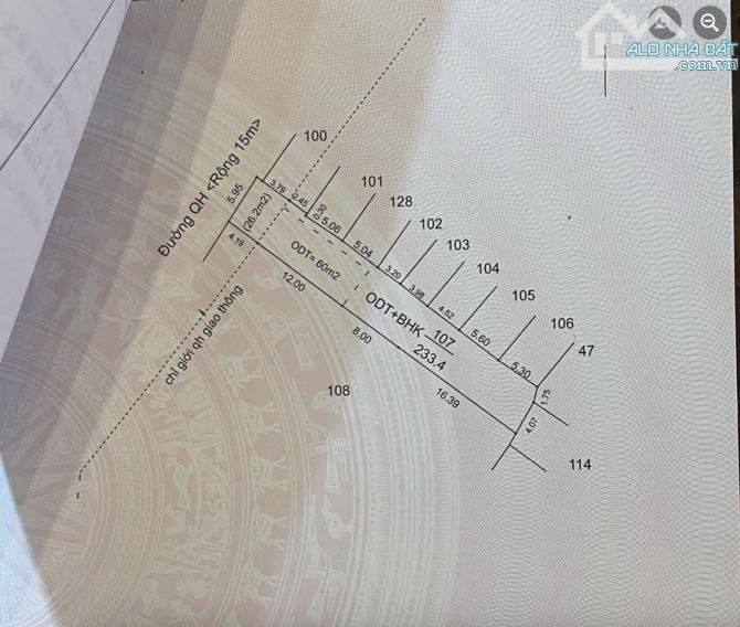 ĐẤT THỔ CƯ HẺM ĐỖ NHUẬN 5.8X40M HƯỚNG TÂY BẮC - 3.2 TỶ - 3