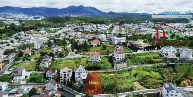 Top view nghỉ dưỡng Đà Lạt, nền biệt thự mặt tiền Đồi Huy Hoàng giá cực tốt - MN1514 - 4