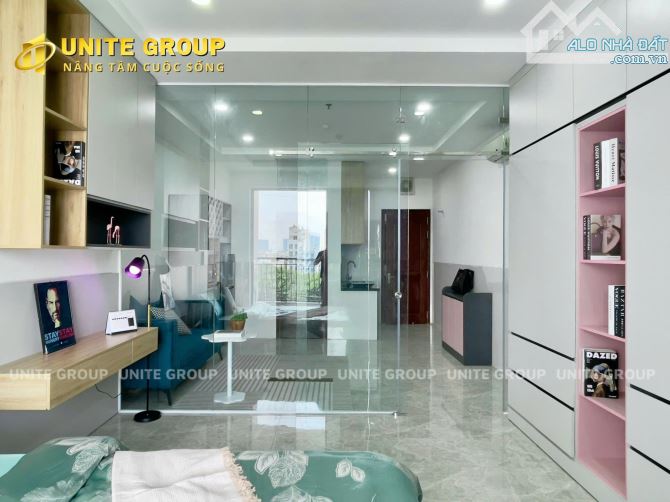 CĂN HỘ STUDIO ĐẦY ĐỦ NỘI THẤT, 30M2, VIEW SÔNG THOÁNG MÁT, CÁCH LOTTE MART QUẬN 7 CHỈ 5p - 5