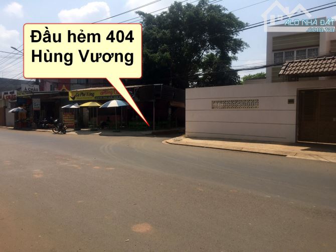 Bán Đất thổ cư hẻm 404 Hùng Vương - Tp BMT. Dt: 5x22m Tc 100%. Giá chỉ 1.8 tỷ