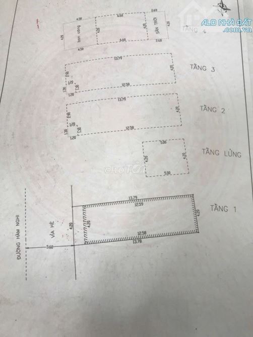 CHỦ gởi Bán Nhà 4 tầng mặt tiền HÀM NGHI, Vĩnh Trung, Thanh Khê, ĐN dt 58m2 giá 12,5 tỷ.