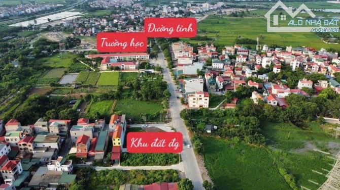 Bán đất Đấu Giá Đình Tràng ,Dục Tú, Đông Anh, Trục Chính 25m liên Xã Kinh Doanh