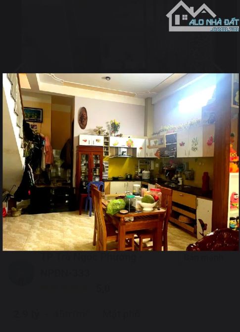 🏡2 TẦNG MẶT TIỀN ,DT 64m2,ngang 5m mà GIÁ TRONG KIỆT, NHỈNH 2 TỶ, VÀO Ở NGAY- HOÀ THỌ ĐÔN - 1