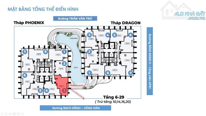 Bán căn góc view trực diện sông Hàn, cầu Rồng tại Landmark Đà Nẵng giá tốt đầu tư - 1