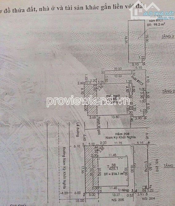 Bán Nhà mt Nam Kỳ Khởi Nghĩa, Q3, 18x23m đất, gồm 3 tầng, thích hợp kinh doanh - 1