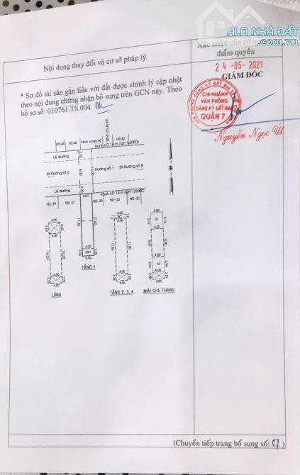 BÁN NHÀ 7 TẦNG PHƯỜNG TÂN KIỂNG, QUẬN 7. DT: 4X20 (80M²) - CÓ THANG MÁY - 2