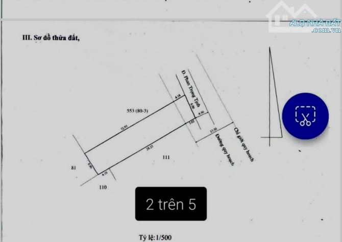 Bán 292m đất Đường Phan Trọng Tịnh, phường Hương Long, TP Huế - 2