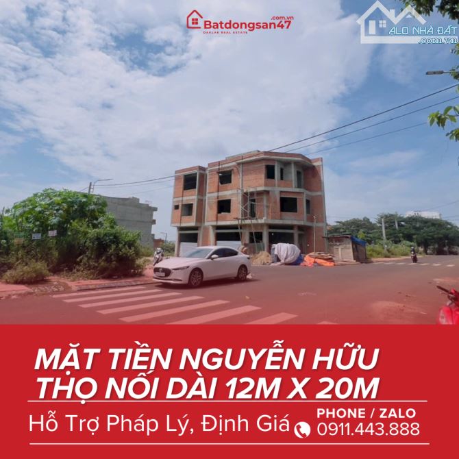 💥BÁN LÔ ĐÔI MẶT TIỀN NGUYỄN HỮU THỌ NỐI DÀI