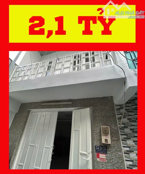 Nhà 2 tầng, 2 PN, Tân Hưng- Quận 7, 2,1 tỷ