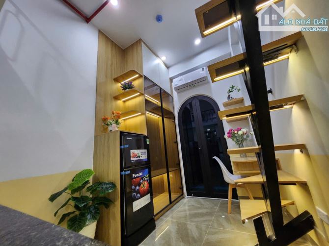 Cho Thuê CCMN 211 Khương Trung 25m2 Gác Xép Studio Full Nội Thất Thang Máy Ban Công Cửa Sổ - 5